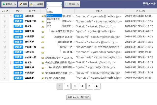絞り込み検索・表示機能イメージ
